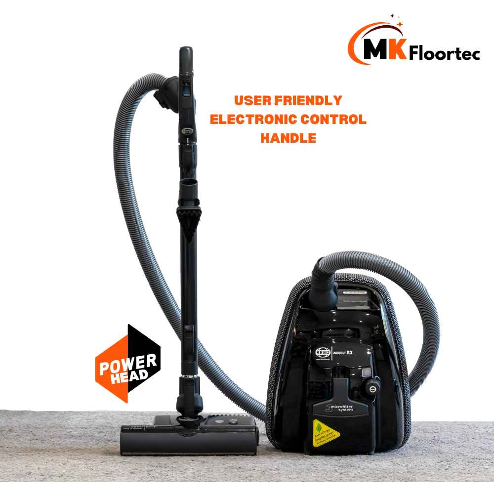 SEBO AIRBELT K3 PREMIUM ePower Black Cylinder Vacuum Cleaner