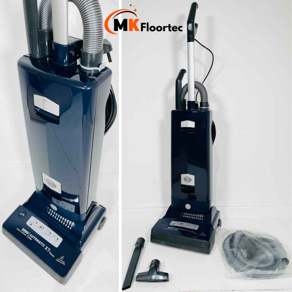 SEBO Automatic X7 Extra ePower Blue Upright Vacuum Cleaner 91506GB