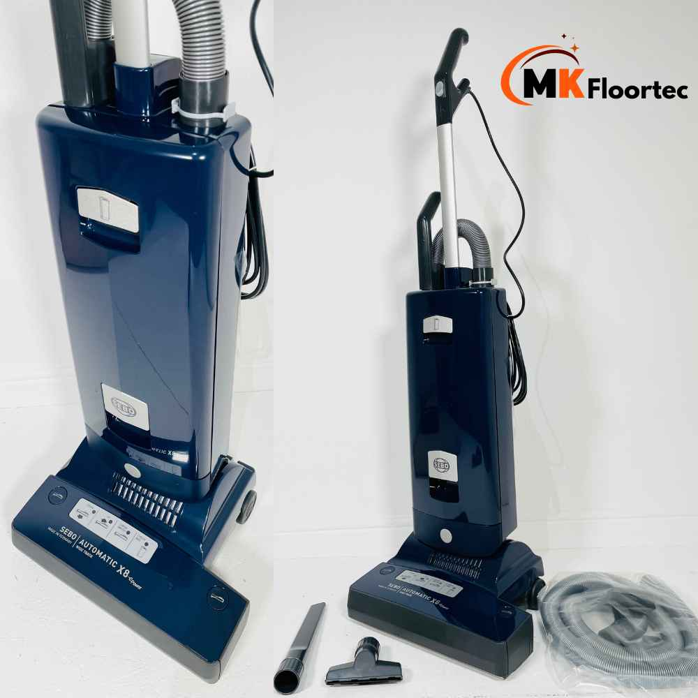 SEBO Automatic X8 WideTrack ePower Blue Upright Vacuum Cleaner 91556GB