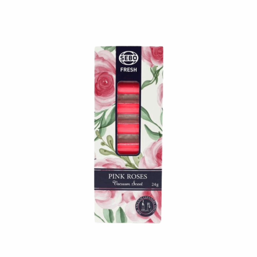 Sebo 4291 Fresh Vacuum Stick Air Fresheners Capsules Pink Roses (Pack Of 8)