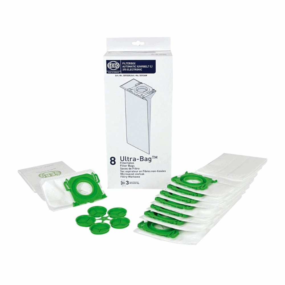sebo automatic x series vacuum cleaner ultra dust bags 5093er