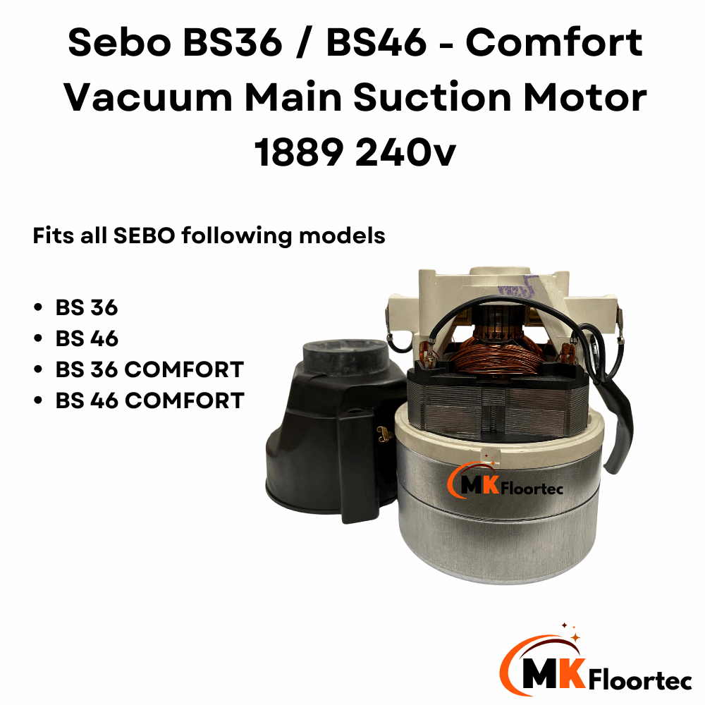 Sebo BS36 - BS46 - Comfort Vacuum Main Suction Motor 1889 240v