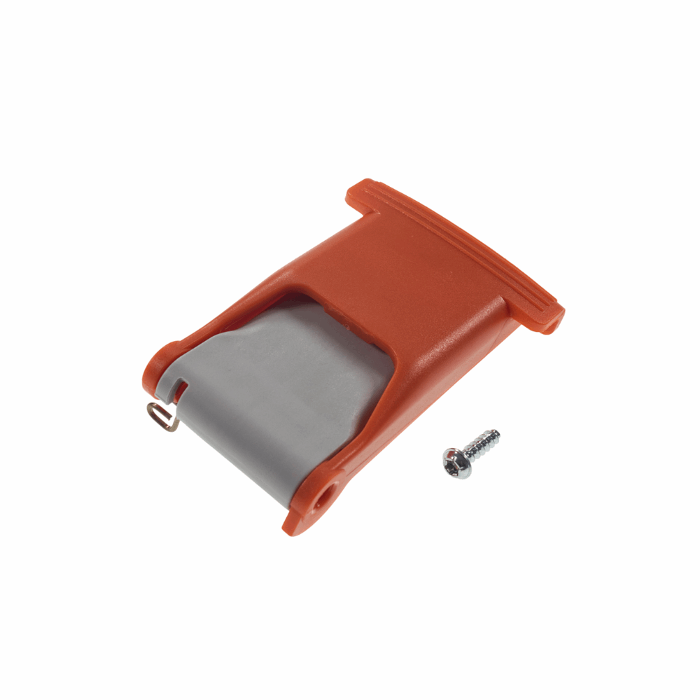 Orange foot release pedal for Sebo BS360 BS36 Comfort vacuum cleaner, part number 20230ER