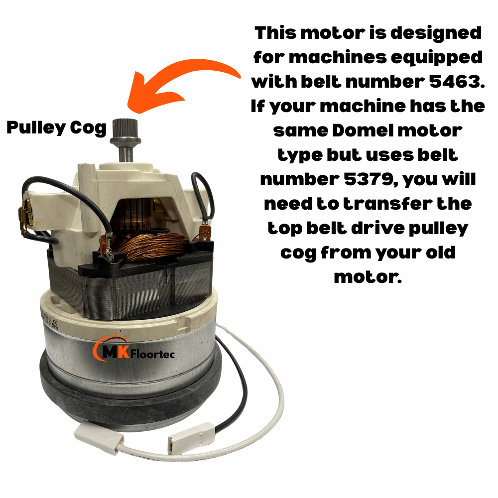 Sebo 5471 X4 - X1.1 Vacuum Cleaner Motor MKM9206-3 240v