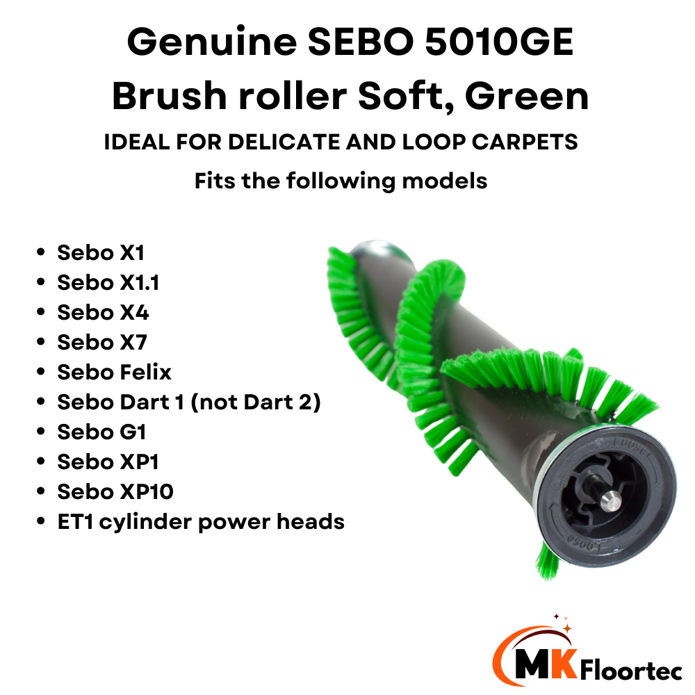 Sebo 5010GE Automatic X Range - Felix - Dart 1 - XP10 Soft Brush Roller