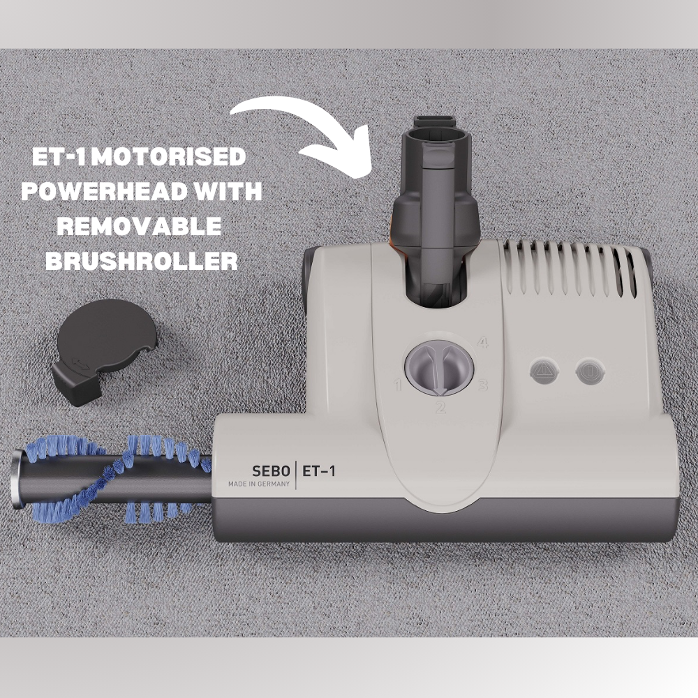 Sebo D9 Professional Cylinder Vacuum Cleaner - Commercial Grade 90995GB