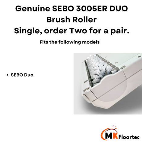 sebo duo brush roller 3005er