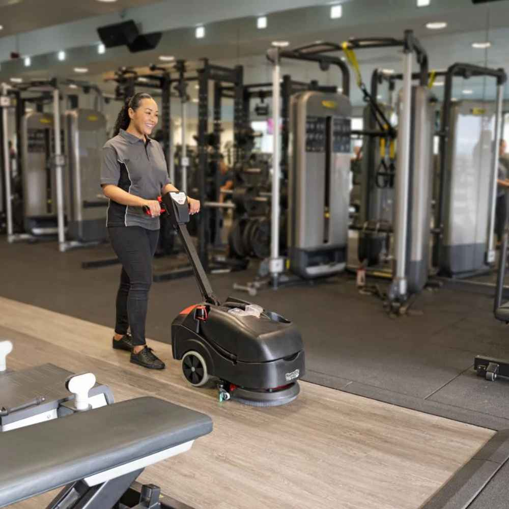 Numatic TTB1840NX-R TwinTec Compact Battery Powered Floor Cleaning Scrubber Dryer NX300 Battery System Cordless