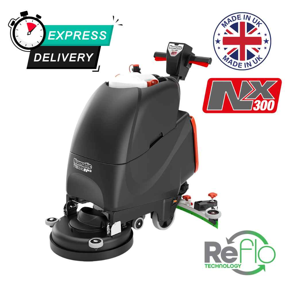 Numatic TTB3045NX-R TwinTec Battery Floor Cleaning Scrubber Dryer NX300 Battery System