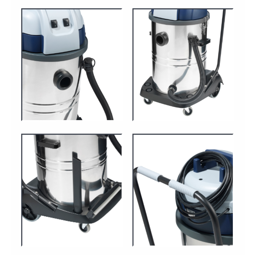 Nilfisk VL100-75 wet and dry car valeting vacuum cleaner features
