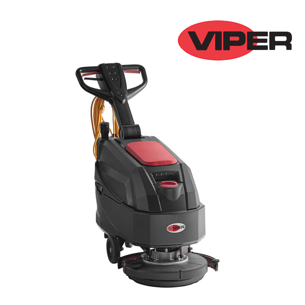 Viper AS4335C Mains Cable Powered Scrubber Dryer 240 Volt - M.K. Floortec Services Ltd