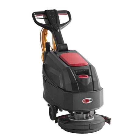 Viper AS4335C Mains Cable Powered Scrubber Dryer 240 Volt - M.K. Floortec Services Ltd