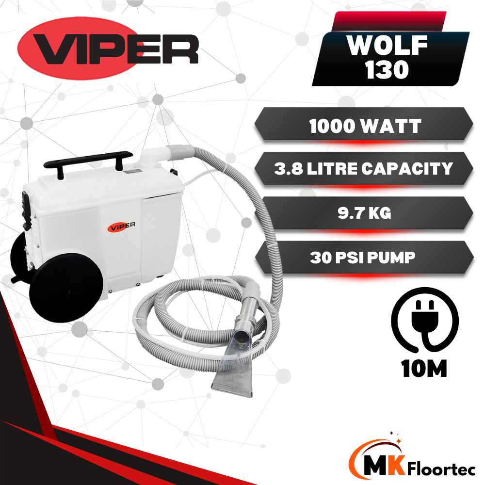 Viper WOLF130-UK Commercial Portable Carpet Spotter Cleaner Extractor