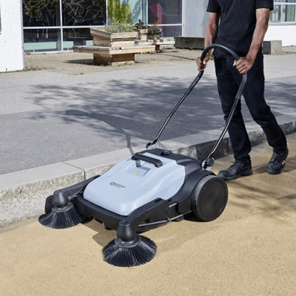 Nilfisk push-along outdoor sweeper SW250 920