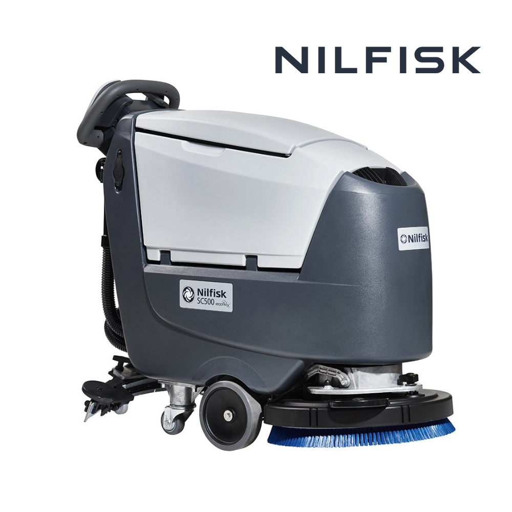 Nilfisk SC500 53B Scrubber Dryer Battery Powered Cordless Floor Cleaning Machine - M.K. Floortec Services Ltd