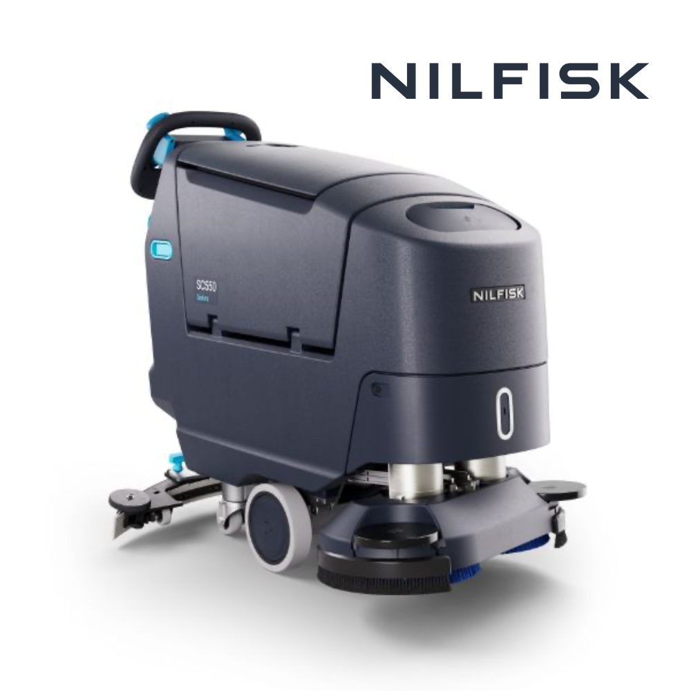 Nilfisk SC550  D 61 scrubber dryer with dual twin brushes