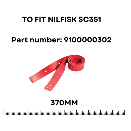 Nilfisk SC351 scrubber dryer floor cleaning machine squeegee suction blades