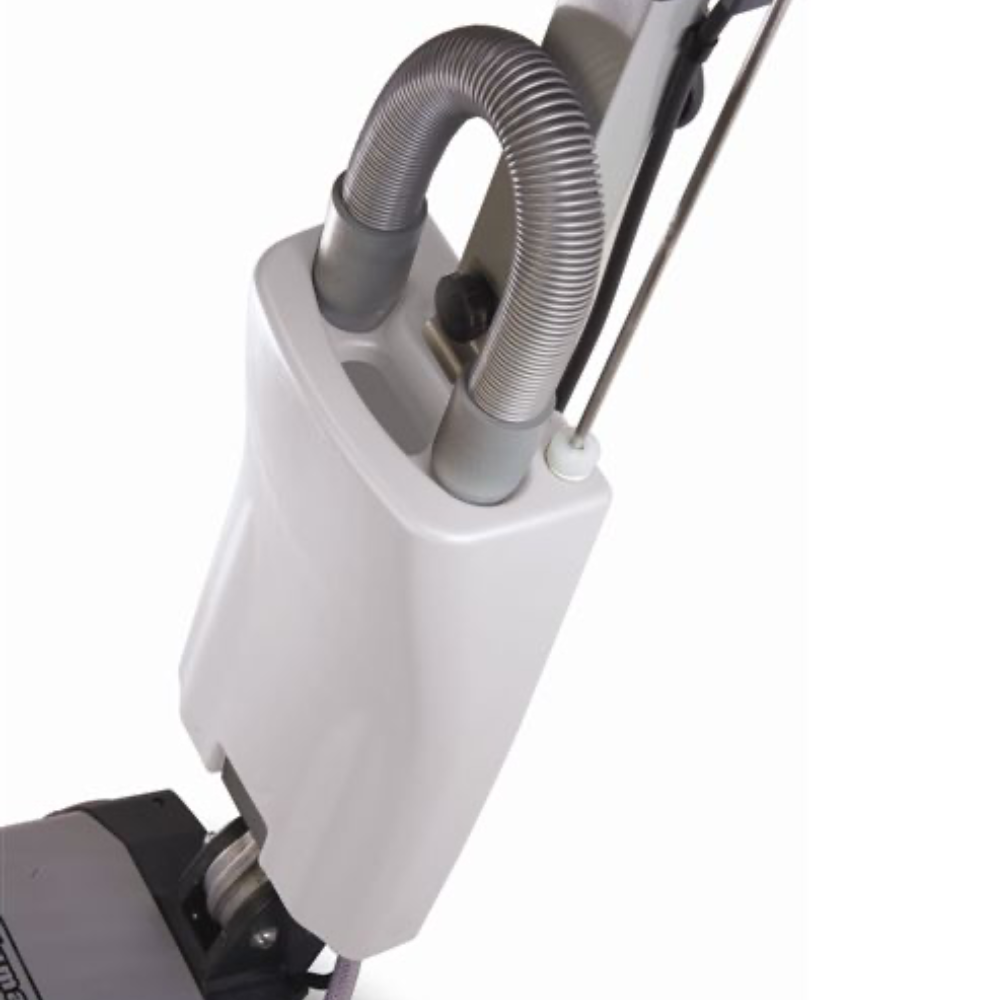 Lightweight Numatic NLL332 LoLine NuSpeed rotary floor cleaning machine featuring an onboard solution tank and filling hose.