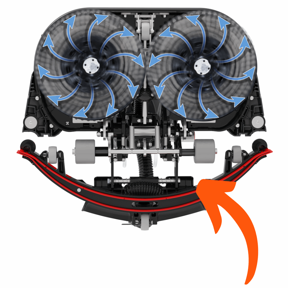 Numatic 914443 NUC244 NX Squeegee Blade Mounting Bracket Assembly