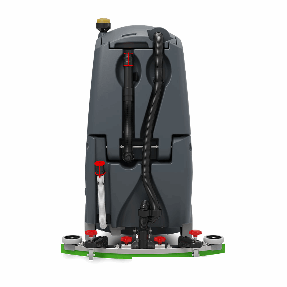 Numatic CRL8055 ride on scrubber dryer with 80-litre capacity