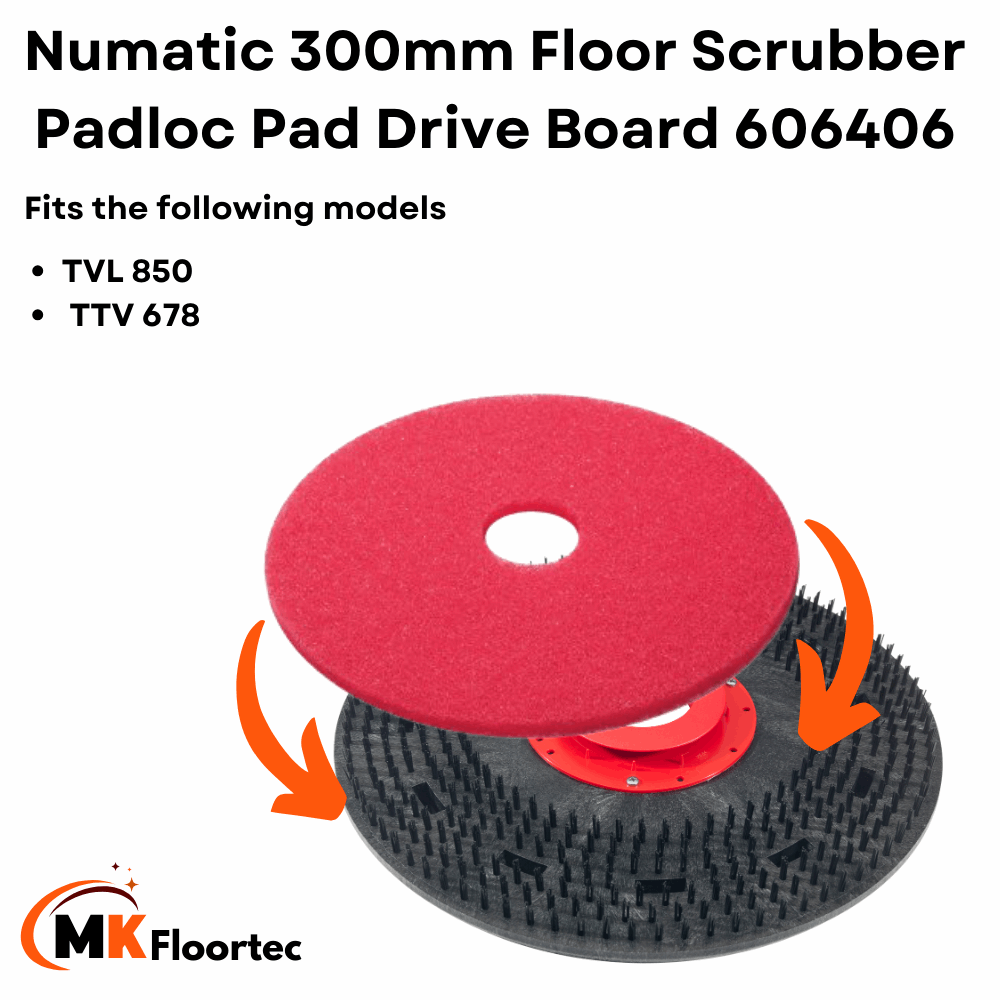Numatic TVL 850 pad holder drive boards for scrubber dryer machines 606406