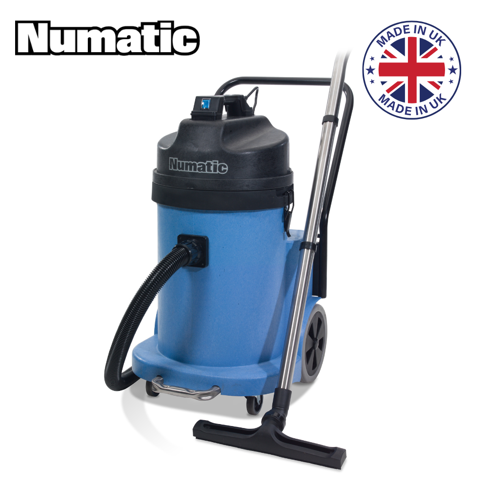 Numatic CV900 large industrial wet and dry vacuum cleaner for floods and car valeting