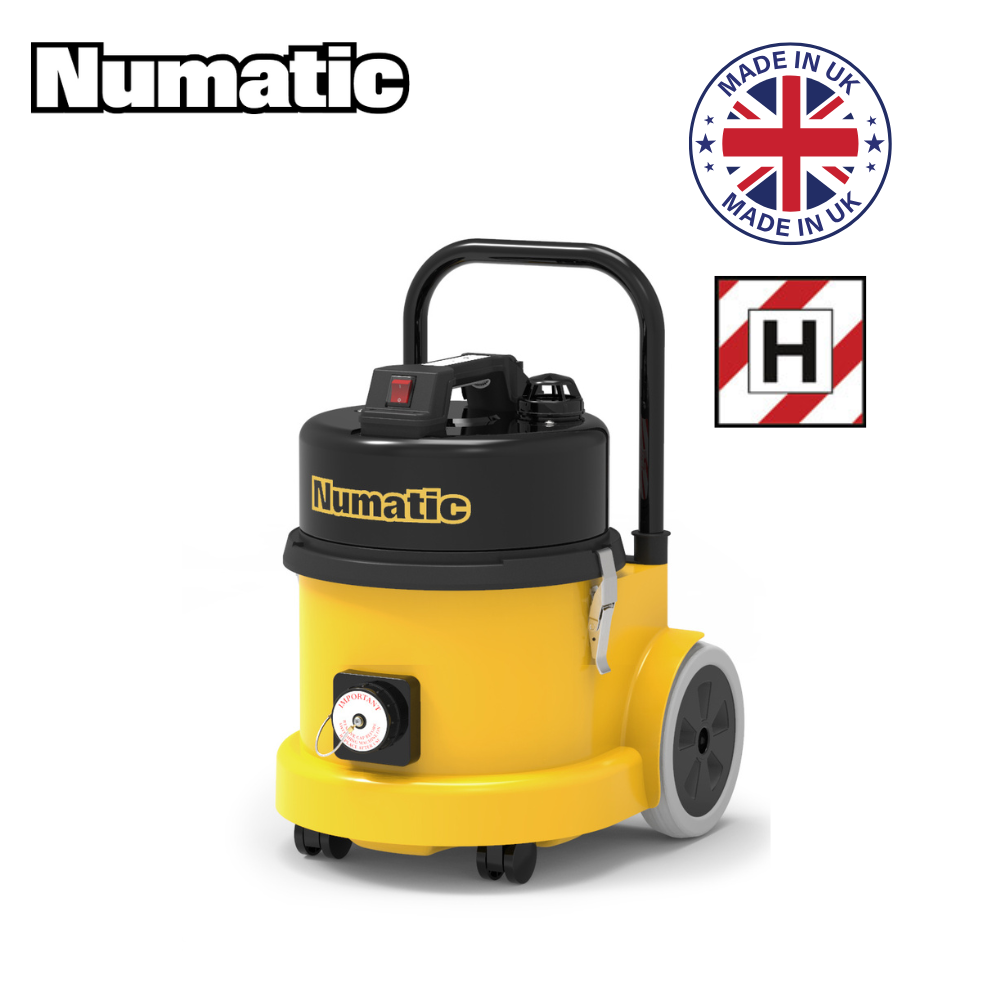 Numatic HZ390S H-Class professional hazardous dust extractor vacuum cleaner with short handle