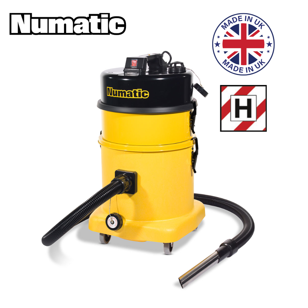Numatic HZ570 H-Class Asbestos and soot dust extractor and hazardous material vacuum cleaner