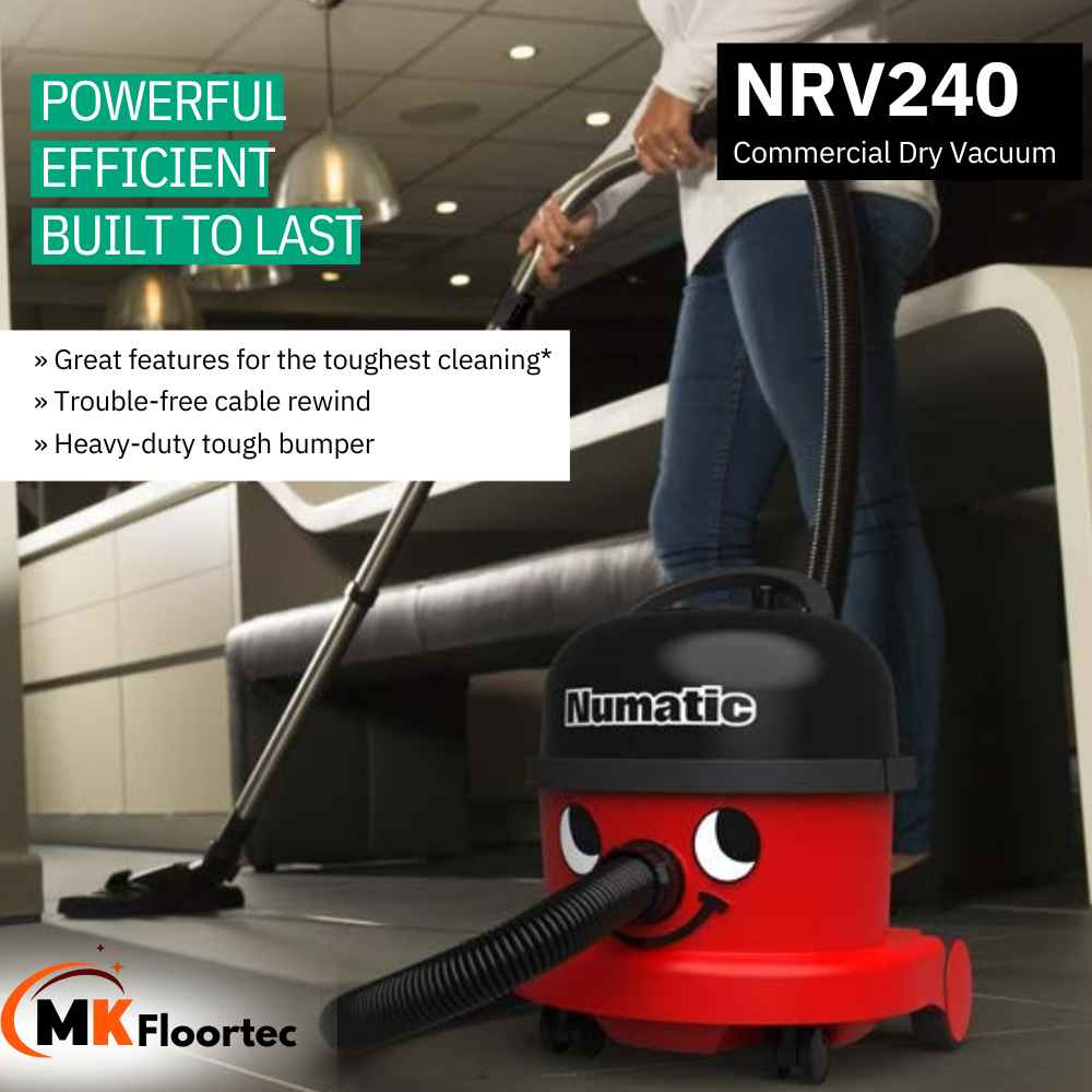 Numatic NRV240-11 Dry Commercial Cylinder Vacuum Cleaner