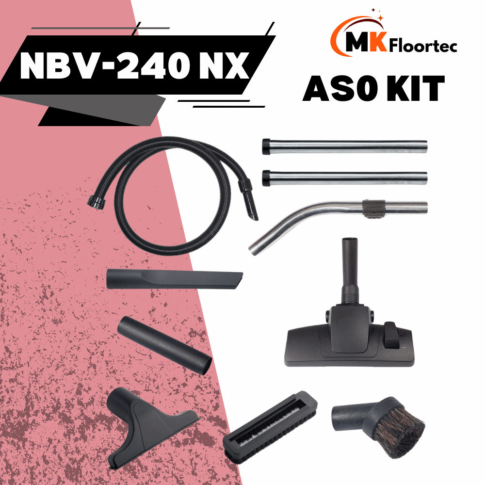 Numatic AS0 total kit and attachments for NBV 240 cordless Henry vacuum cleaner