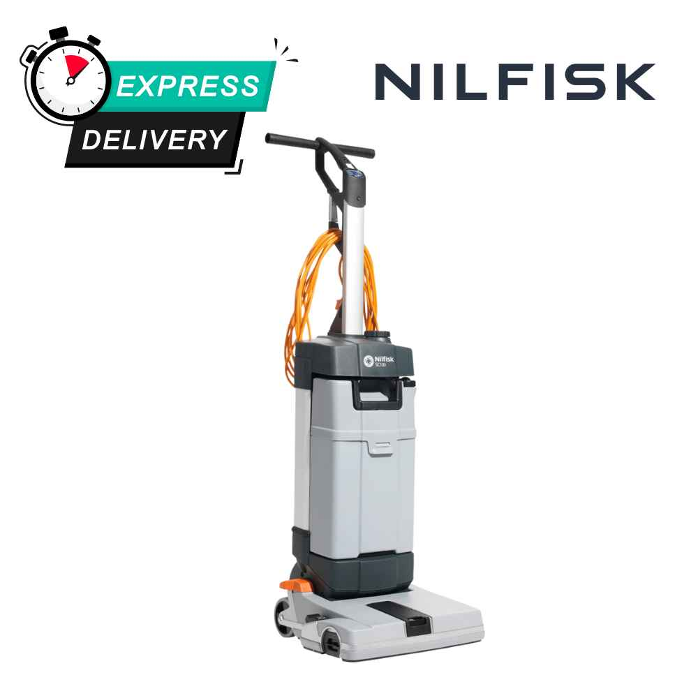 Nilfisk SC100 Compact Scrubber Dryer Upright Floor Cleaning Machine