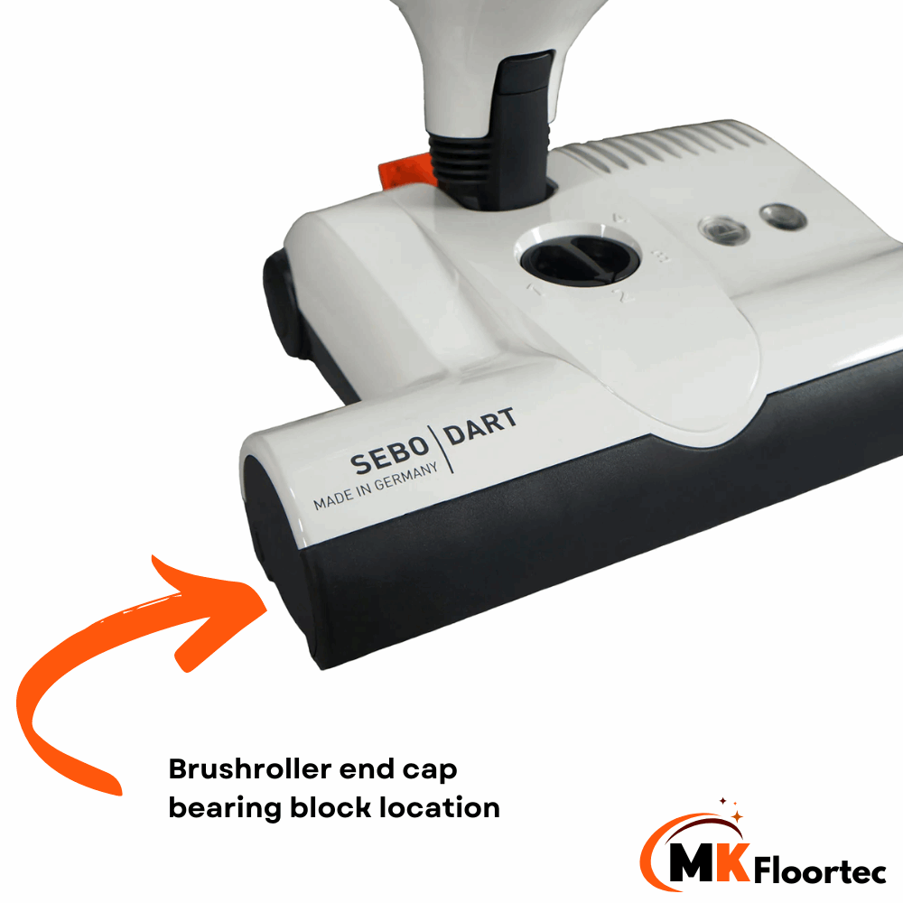 Sebo Felix / Dart / ET1 Brush Roller End Cap Bearing Block 2313GS