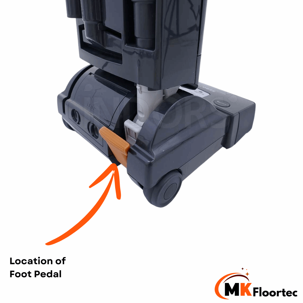 Sebo X7 / X8 XP10 / 20 / 30 Rear Foot Pedal Complete 52009OR