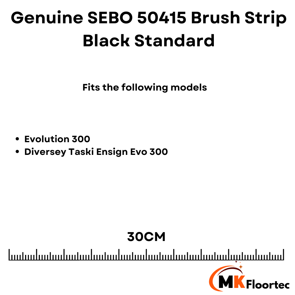 sebo evolution vacuum cleaner black standard brush strip 50415
