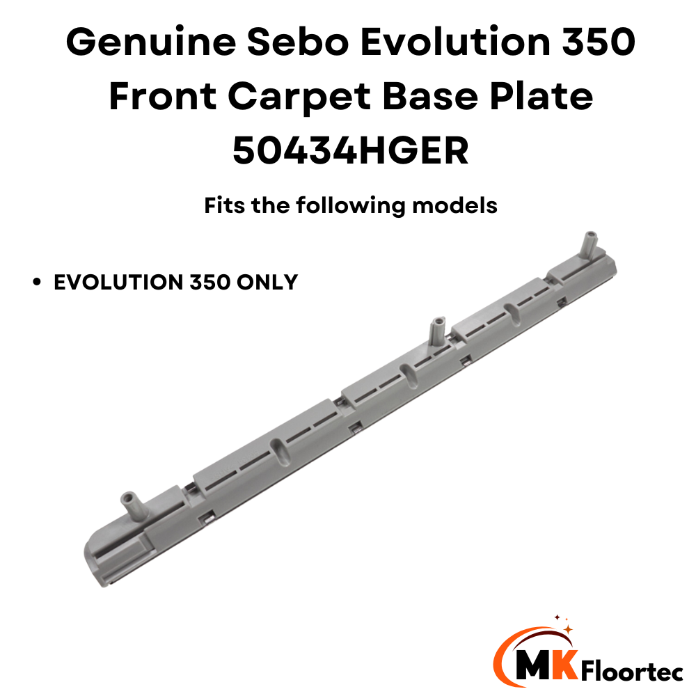 Sebo Evolution 350 Front Carpet Base Plate 50434HGER - M.K. Floortec Services Ltd