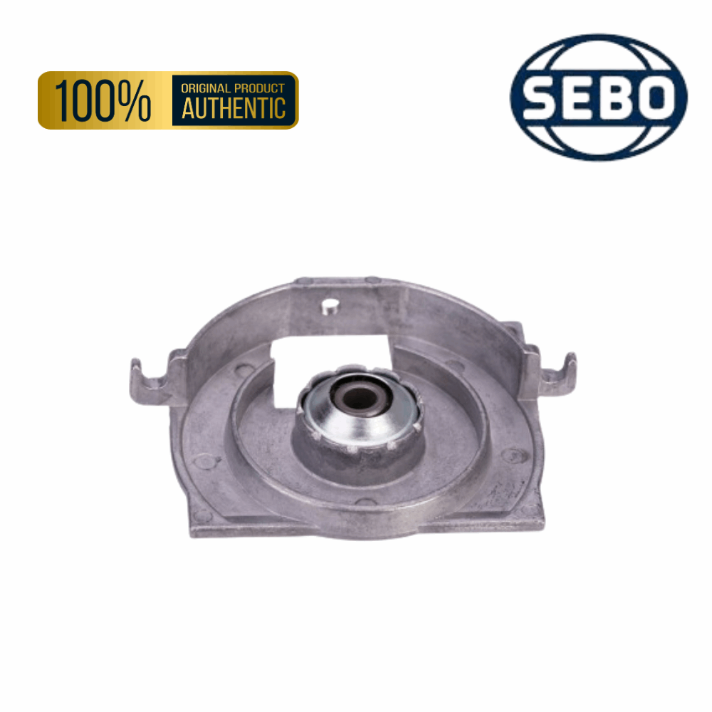 Right-hand brush bearing block 2047 by Sebo, designed for BS36, BS46, and Comfort vacuum cleaner brush rollers.