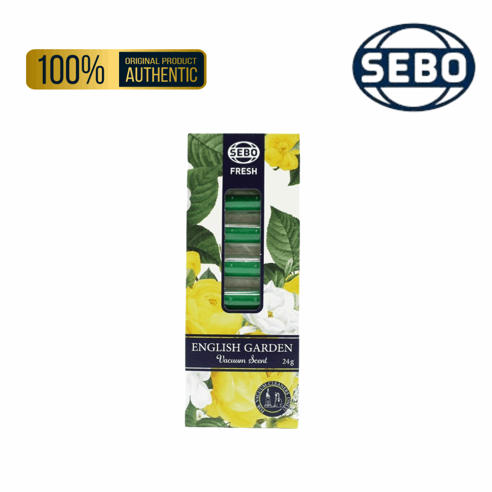 Sebo 4292 Fresh Vacuum Stick Air Fresheners Capsules English Garden (Pack Of 8)