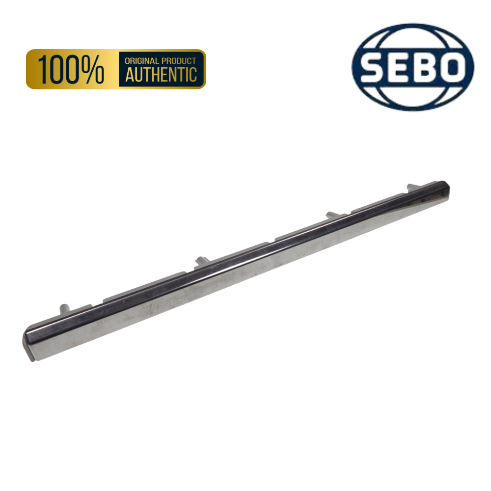 Sebo XP30 Front Carpet Base Plate Chrome 52128HG - M.K. Floortec Services Ltd