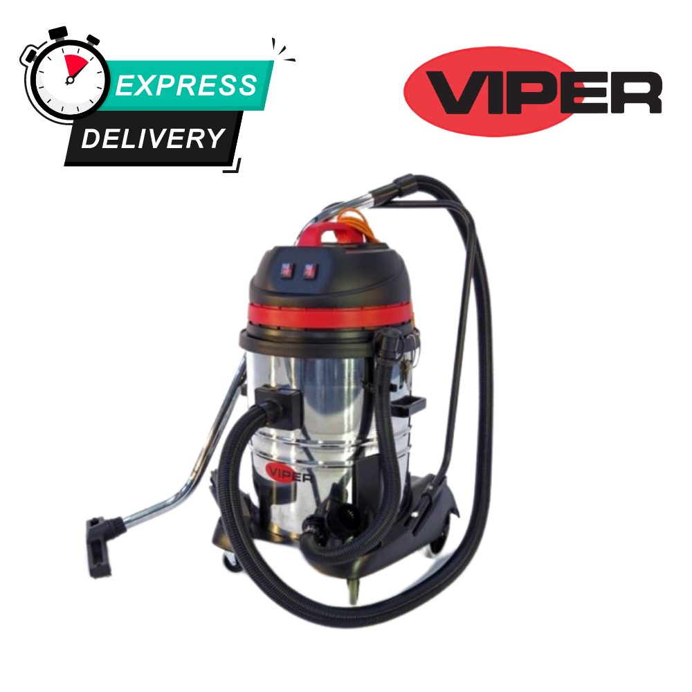 Viper LSU255 Wet & Dry Vacuum Cleaner Twin Motor 55 Litre - M.K. Floortec Services Ltd