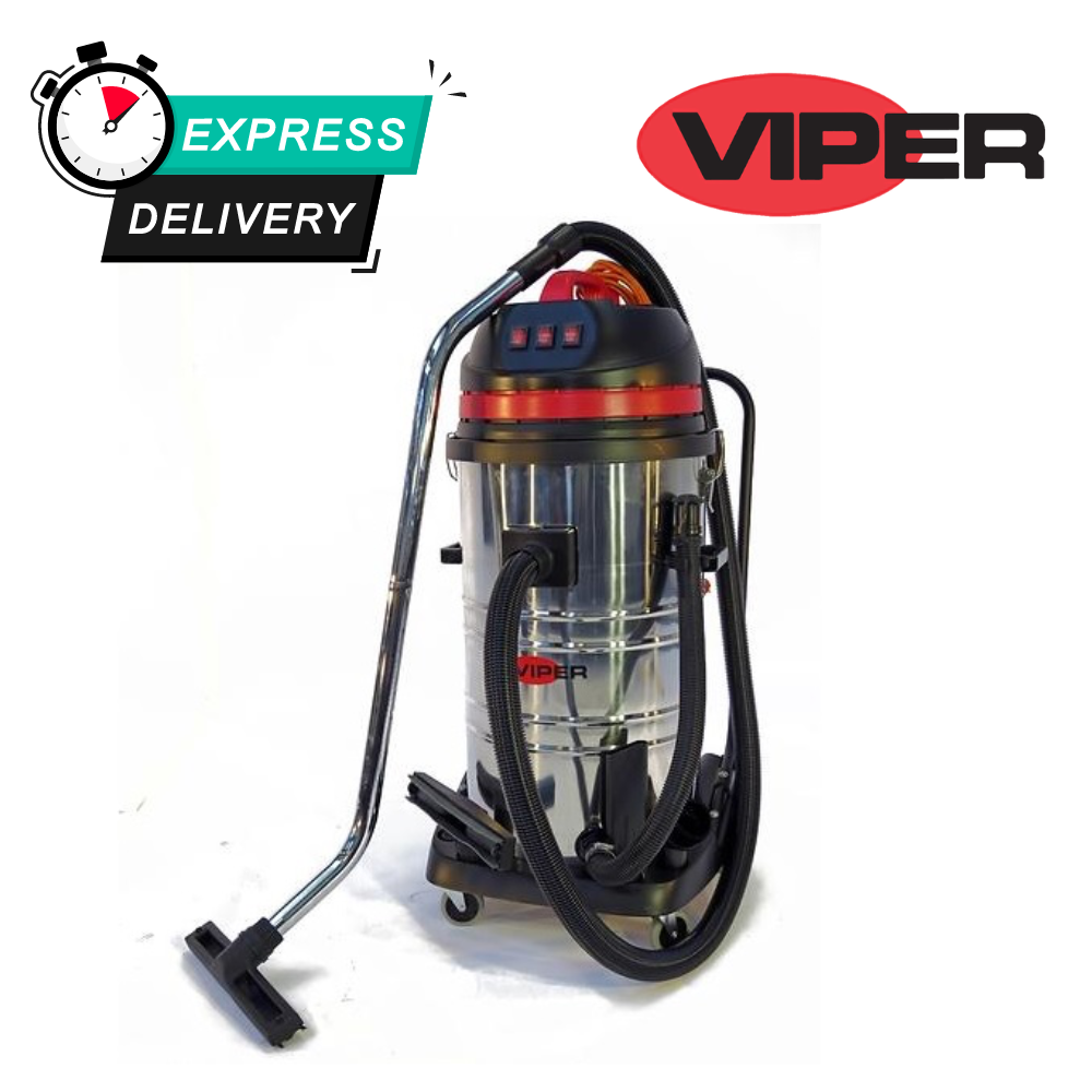 Viper LSU395 Wet & Dry Vacuum Cleaner Triple Motor 95 Litre - M.K. Floortec Services Ltd