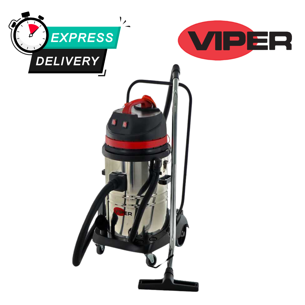 Viper LSU275 Wet & Dry Vacuum Cleaner Twin Motor 75 Litre - M.K. Floortec Services Ltd