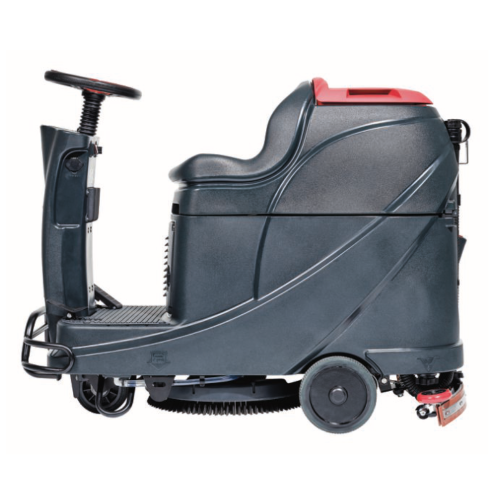 Viper AS530R Micro Ride On Battery Powered Scrubber Dryer - M.K. Floortec Services Ltd