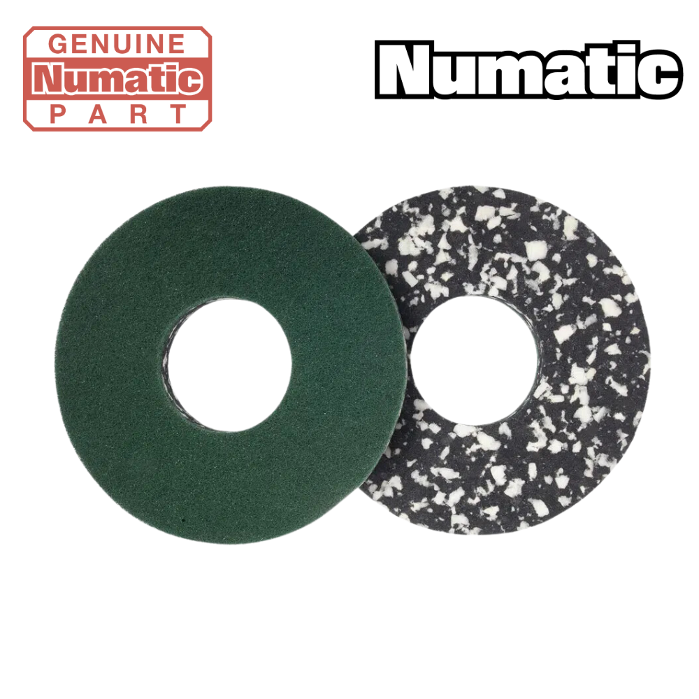 Numatic 244NX 220mm Pu-Pad Melamine Floor Cleaning Pads (Pack of 2) 912356