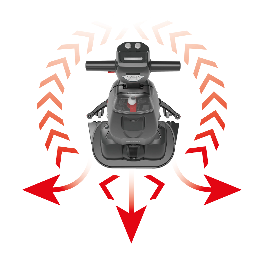 Numatic 244NX Compact Battery Scrubber Dryer NUC244NX-RC NX300 Battery System