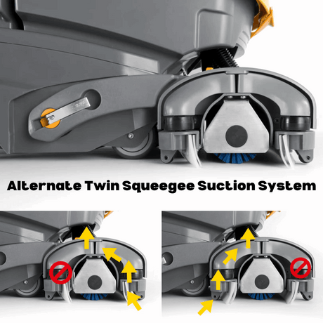 Ghibli Rolly NRG cylinder brush scrubber dryer floor cleaning machine for small to medium size areas