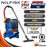 Nilfisk AERO 26-2H PC H Class Hazardous Dust Vacuum Cleaner 110 Volt - 107420052