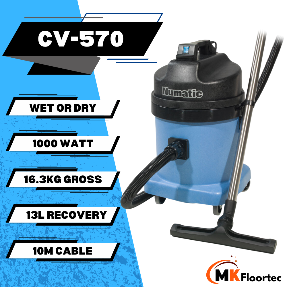 Numatic CV570 wet and dry vacuum cleaner specification