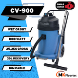 Numatic CV900 large industrial wet and dry vacuum cleaner specification