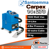 Carpex Craftex 14:270 (Santoemma Sabrina 500) Professional Compact Carpet Extractor