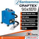 Craftex 14:270 (Santoemma Sabrina 500) Professional Carpet Cleaning Machine